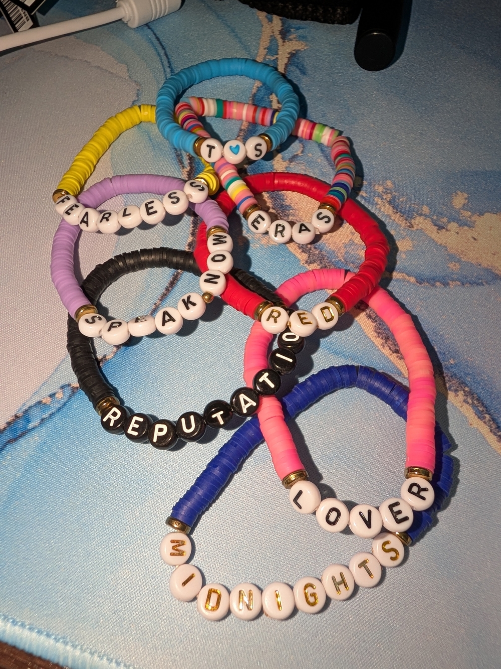 Taylor Swift Friendship Bracelets, set of 8